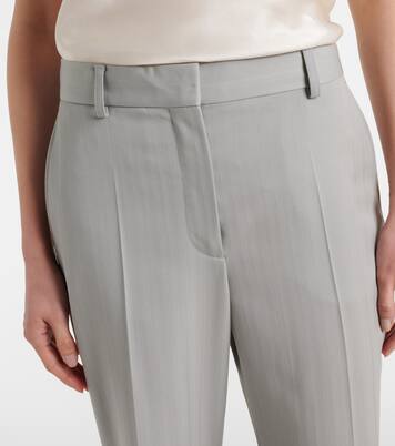 Striped wool bootcut pants | Stella McCartney
