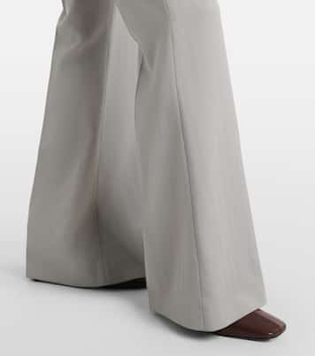 Striped wool bootcut pants | Stella McCartney