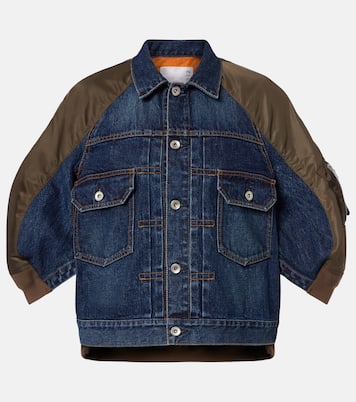 Denim and twill jacket | Sacai