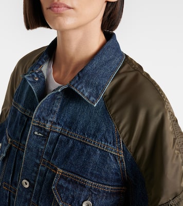 Denim and twill jacket | Sacai