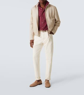 Printed cotton shirt | Brunello Cucinelli