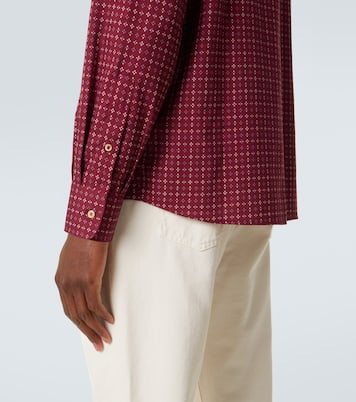 Printed cotton shirt | Brunello Cucinelli