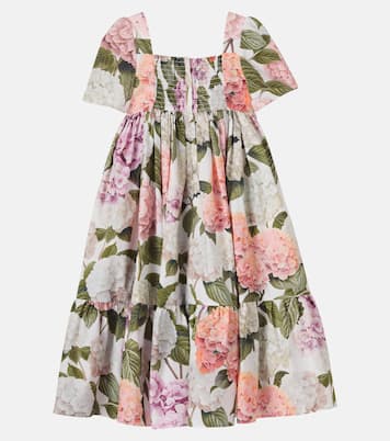 Kleid aus Baumwollpopeline | Dolce&Gabbana Kids