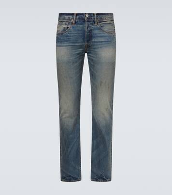 Distressed slim jeans | RRL