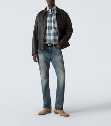 Distressed slim jeans | RRL