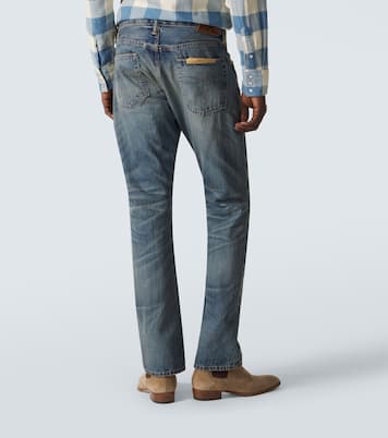 Distressed slim jeans | RRL