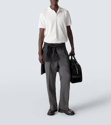 Polo en coton piqué à logo  | Moncler