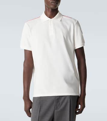 Polo en coton piqué à logo  | Moncler