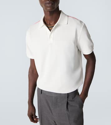 Polo en coton piqué à logo  | Moncler