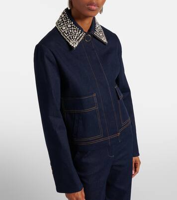 Veste Barrington en jean à ornements | Veronica Beard