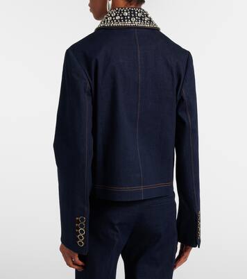 Veste Barrington en jean à ornements | Veronica Beard