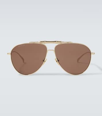 Lunettes de soleil Bamboo aviateur | Gucci