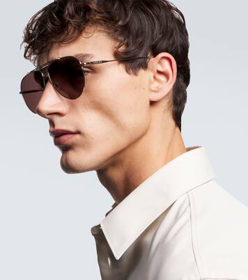 Lunettes de soleil Bamboo aviateur | Gucci
