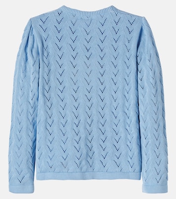 Cardigan en coton ajouré | Pepa London