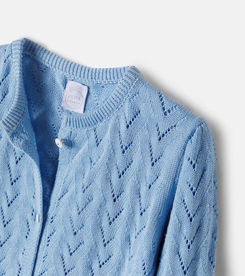 Cardigan en coton ajouré | Pepa London