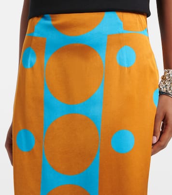 Jupe crayon à pois | Dries Van Noten