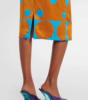 Jupe crayon à pois | Dries Van Noten