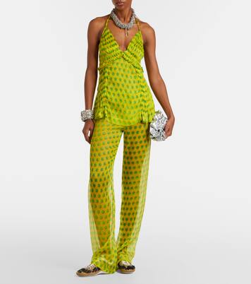 Weite Hose aus Seide | Dries Van Noten