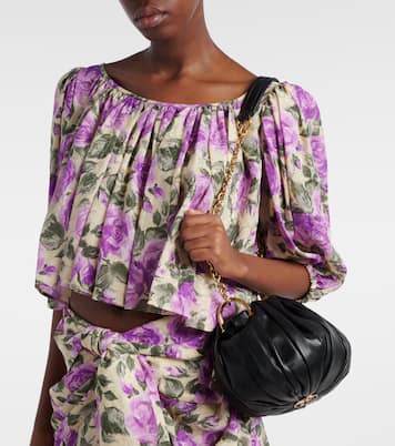 Chloé Plissé Small leather shoulder bag | Chloé