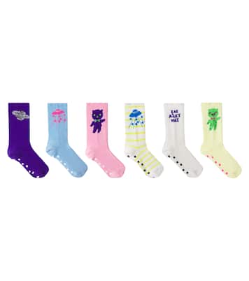 Set de 6 paires de chaussettes en coton mélangé | Mini Rodini