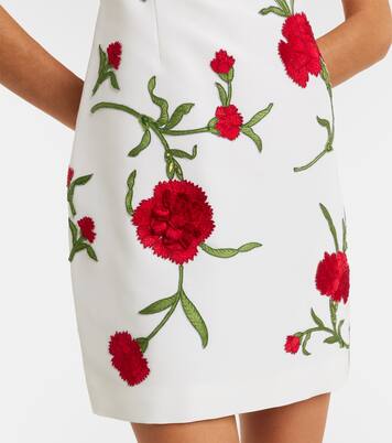 Robe en soie à motif floral | Carolina Herrera