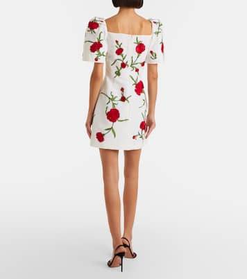 Robe en soie à motif floral | Carolina Herrera