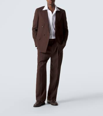 Johnny linen and wool suit pants | Umit Benan