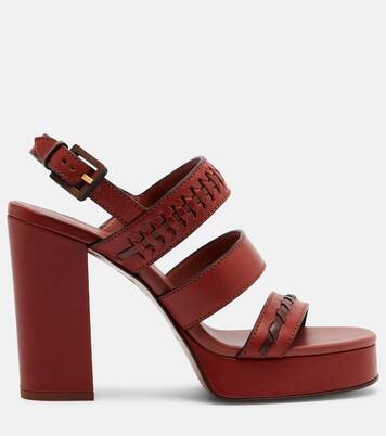 Sandales à plateau Alchemy en cuir | Zimmermann