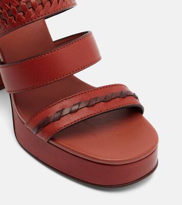 Sandales à plateau Alchemy en cuir | Zimmermann