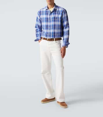 Chemise en lin à motif tartan | Polo Ralph Lauren