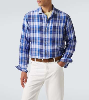Chemise en lin à motif tartan | Polo Ralph Lauren