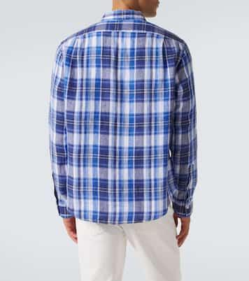 Chemise en lin à motif tartan | Polo Ralph Lauren