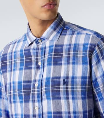 Chemise en lin à motif tartan | Polo Ralph Lauren