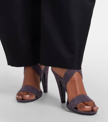 Cone suede sandals | Alaïa