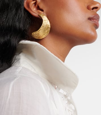 Broken Shell 24kt gold-plated earrings | Ysso
