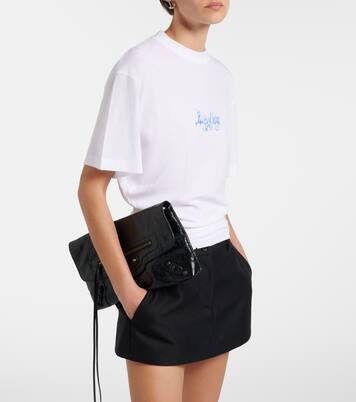 Top in jersey di cotone con logo | Balenciaga