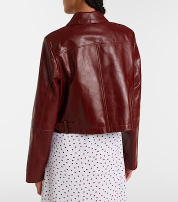 Cropped-Lederjacke Broken Shine | Dorothee Schumacher