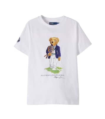 x Wimbledon Polo Bear cotton T-shirt | Polo Ralph Lauren Kids
