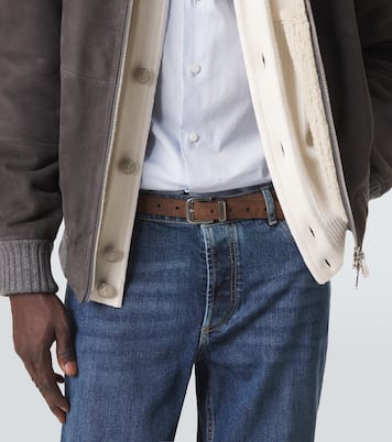 Suede belt | Brunello Cucinelli