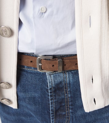 Suede belt | Brunello Cucinelli