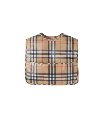 Baby Burberry Check cotton bib | Burberry Kids