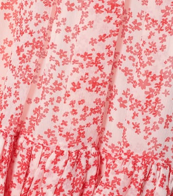 Bedruckter Midirock Selda | Baum und Pferdgarten