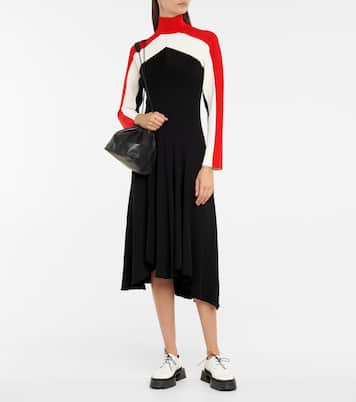 Midikleid aus Rippstrick | Jil Sander