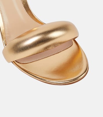 Pantoletten Bijoux 85 aus Metallic-Leder | Gianvito Rossi