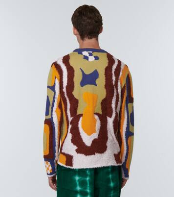 Intarsia cashmere and silk sweater | The Elder Statesman
