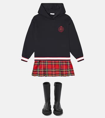 Leather platform boots | Dolce&Gabbana Kids