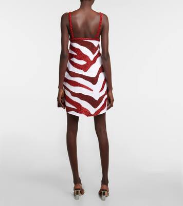 Robe à motif zébré | JW Anderson