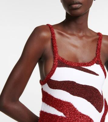 Robe à motif zébré | JW Anderson