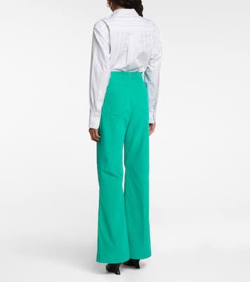 Pantalon ample Alina en velours côtelé de coton | Victoria Beckham