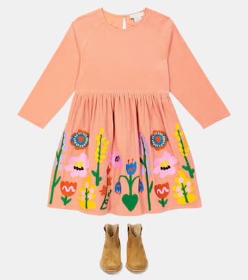 Embroidered cotton dress | Stella McCartney Kids